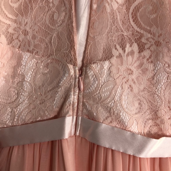 Vintage light pink formal gown - Size XS - Picture 9 of 12